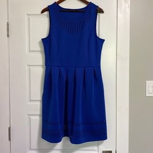 Blue cocktail dress size large.